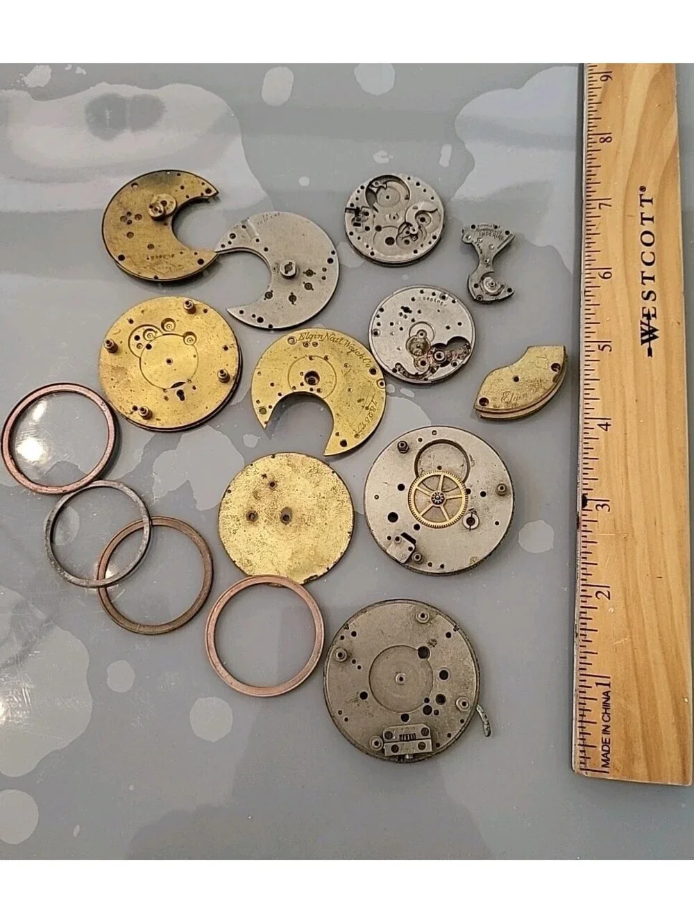 Antique Pocket Watch Assorted Parts K25